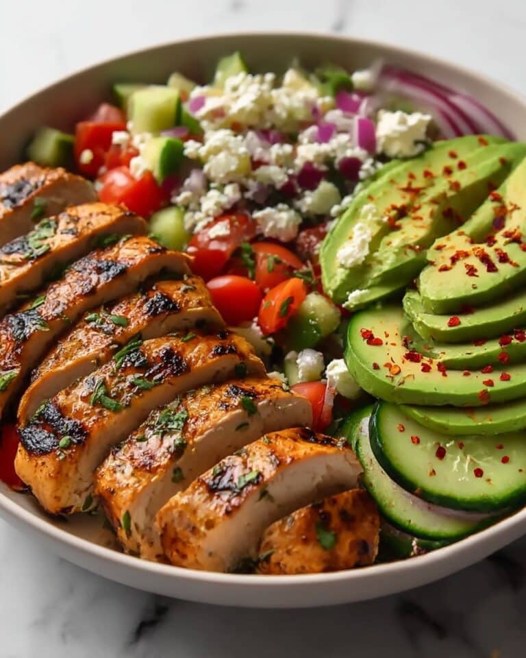 Greek Avocado Chicken Salad Recipe