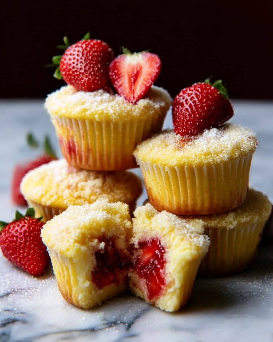 Fresh Strawberry Muffins Recipe - Recipe Image