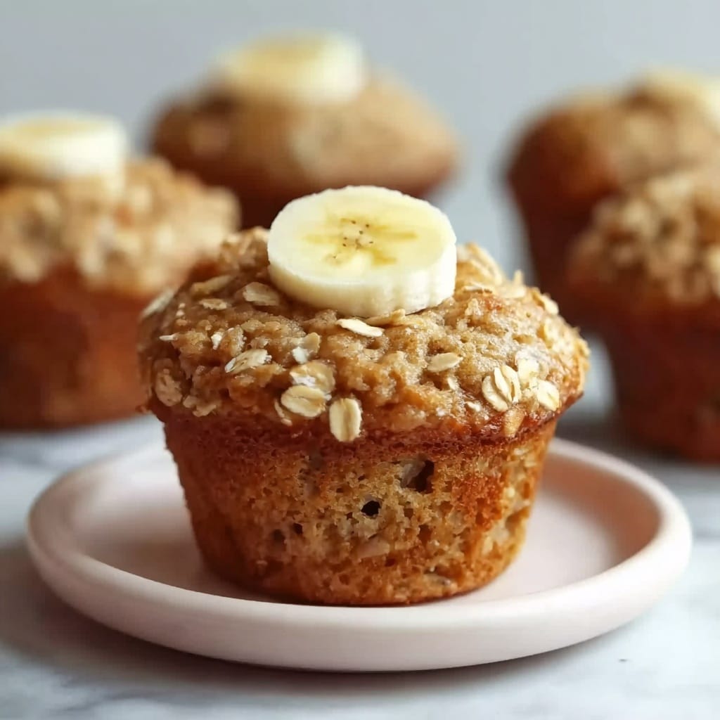Banana Oatmeal Muffins Recipe - Recipe Image