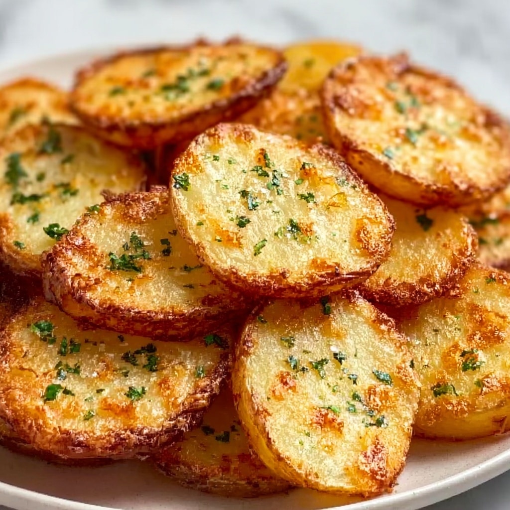 Mini Baked Parmesan Potato Rounds Recipe