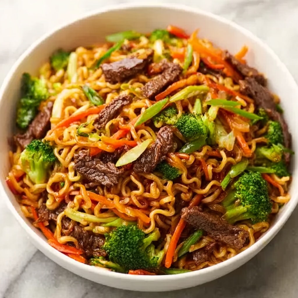 Hoisin Beef Noodles Recipe - Recipe Image