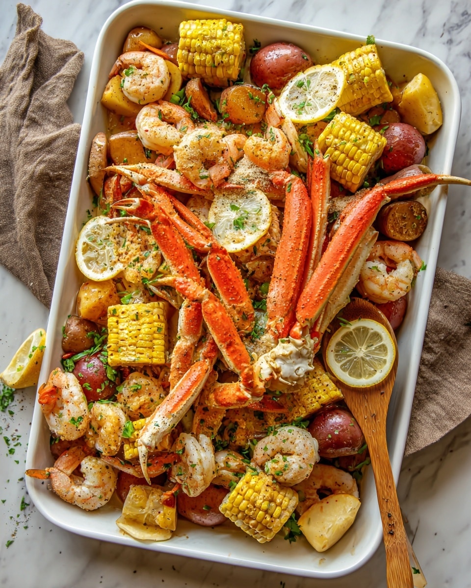 Garlicky Seafood Boil Sauce with Butter Recipe - Recipe Image