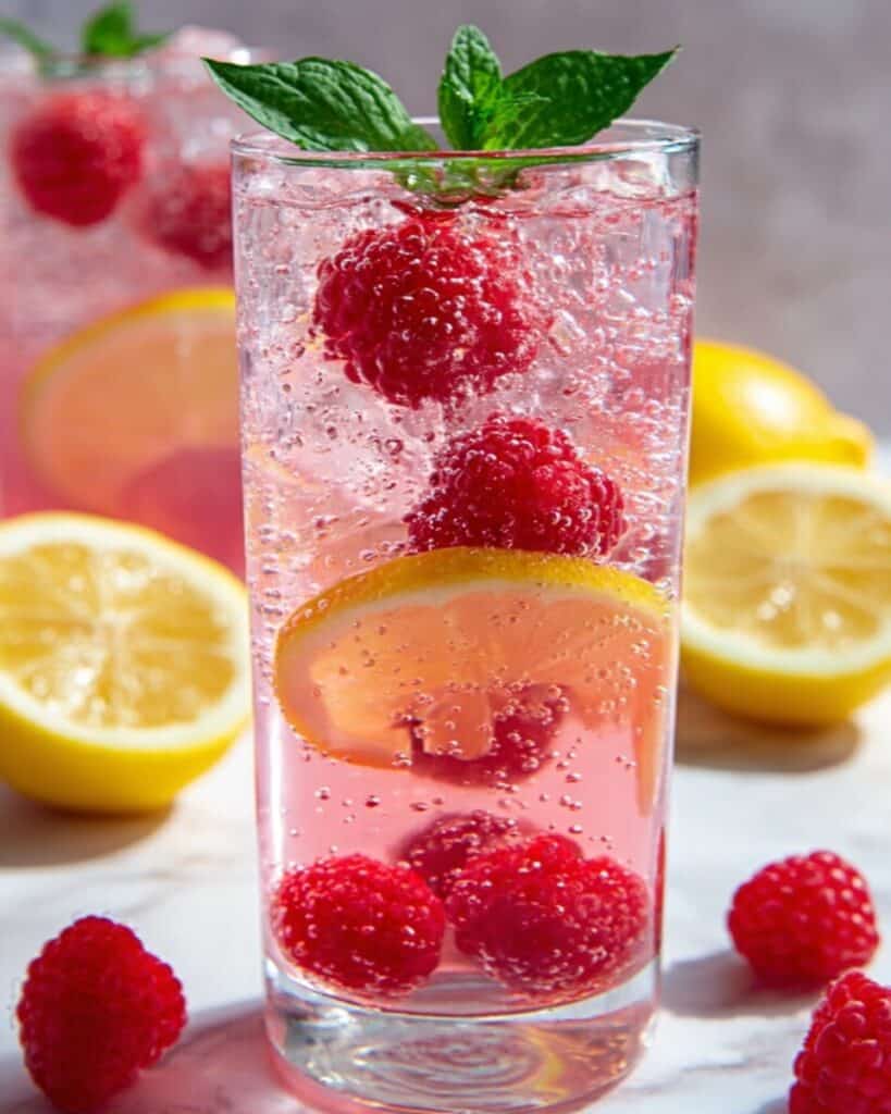 Sparkling Raspberry Lemonade: Refreshing Recipe for Summer Sips Recipe