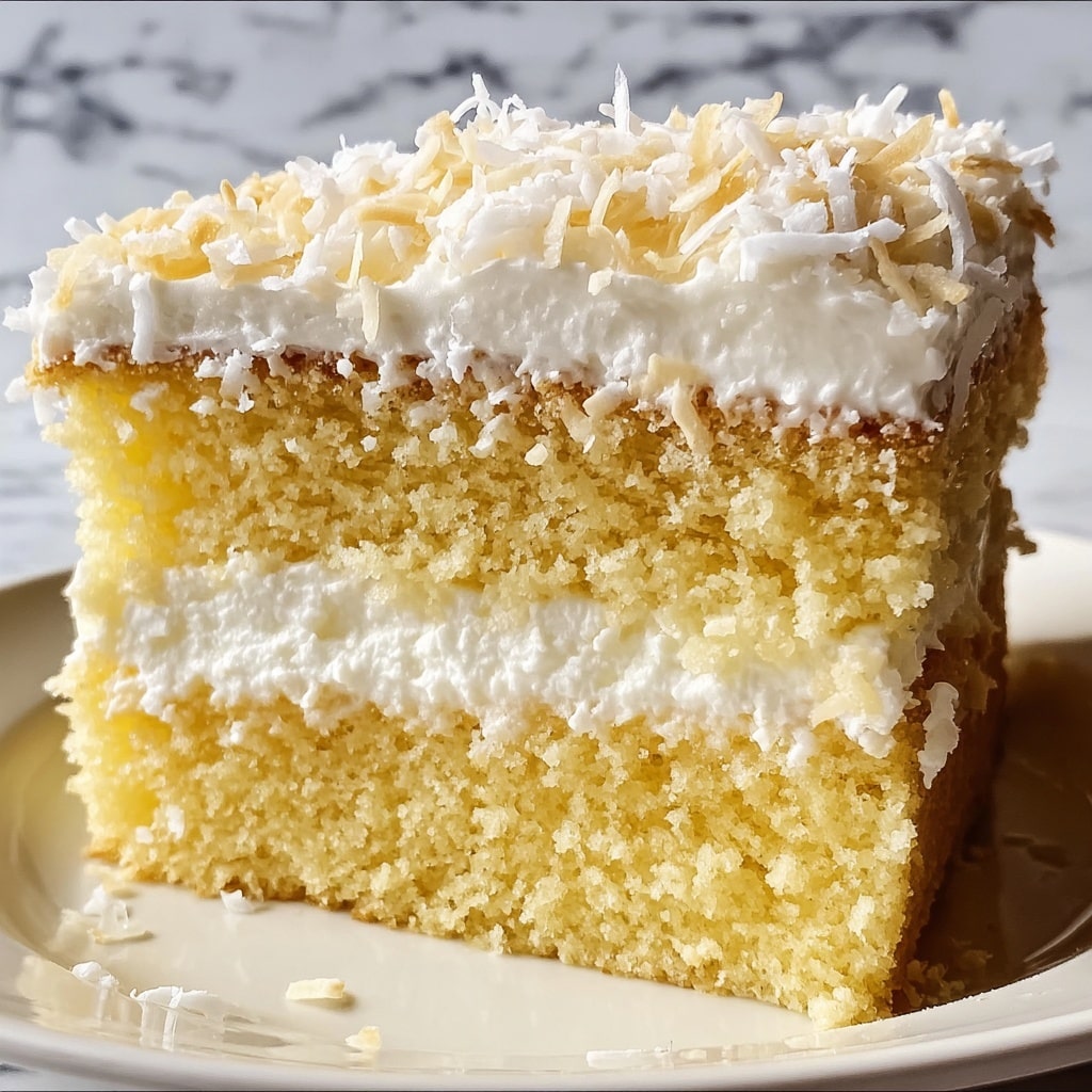 Coconut Cream Cake Recipe - Recipe Image