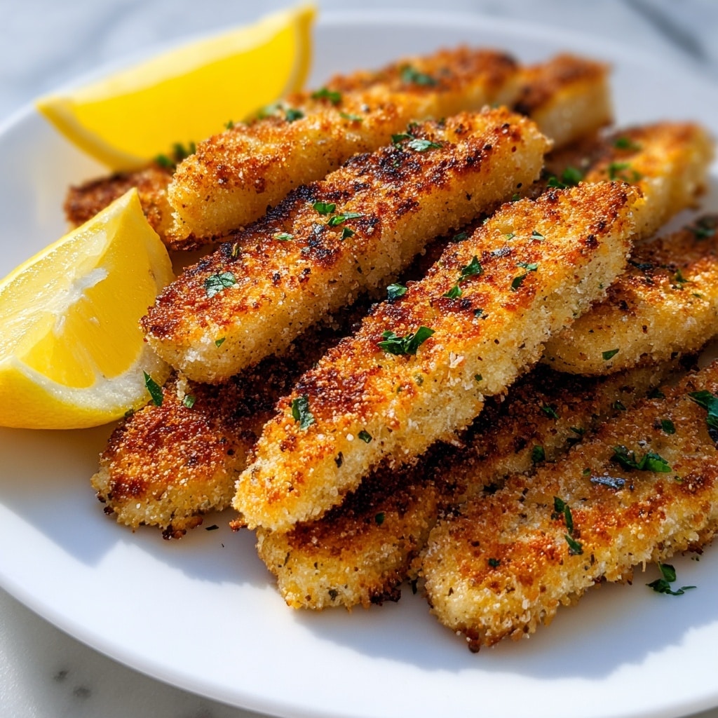 Lemon Garlic Parmesan Chicken Tenders Recipe - Recipe Image