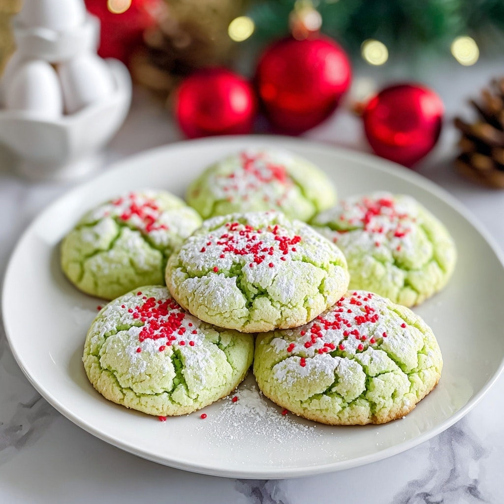 Grinch Cookies Recipe - Recipe Image