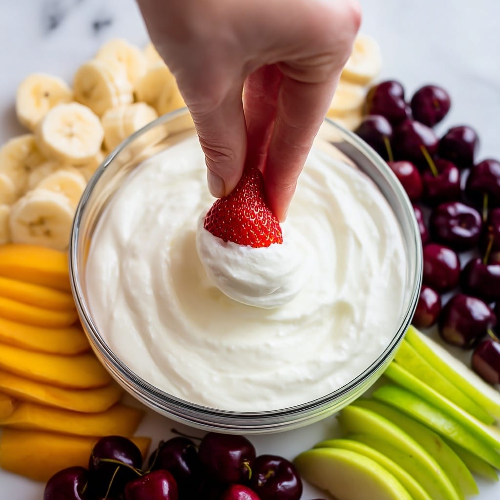 Easy Cream Cheese Fruit Dip Recipe - Recipe Image