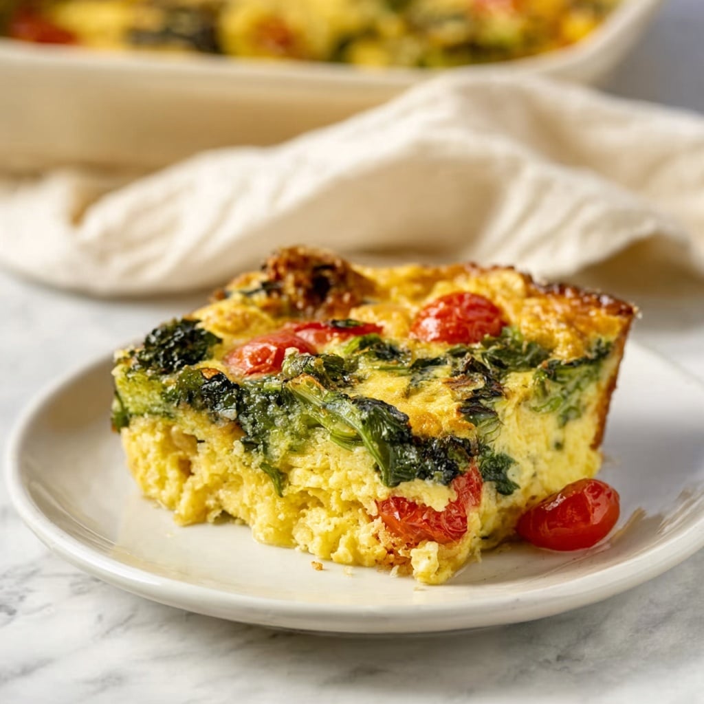 High Protein Veggie Bake with Cottage Cheese Recipe - Recipe Image