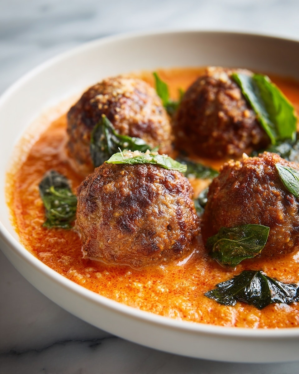 Turkey Meatballs in Pumpkin Sage Sauce Recipe - Recipe Image