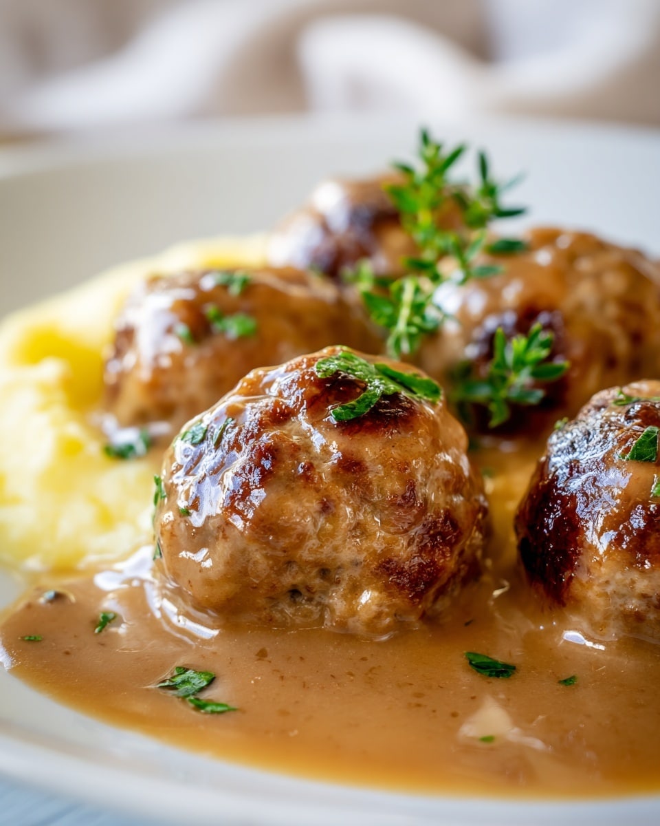 Meatball & Mashed Potato Bake Recipe - Recipe Image