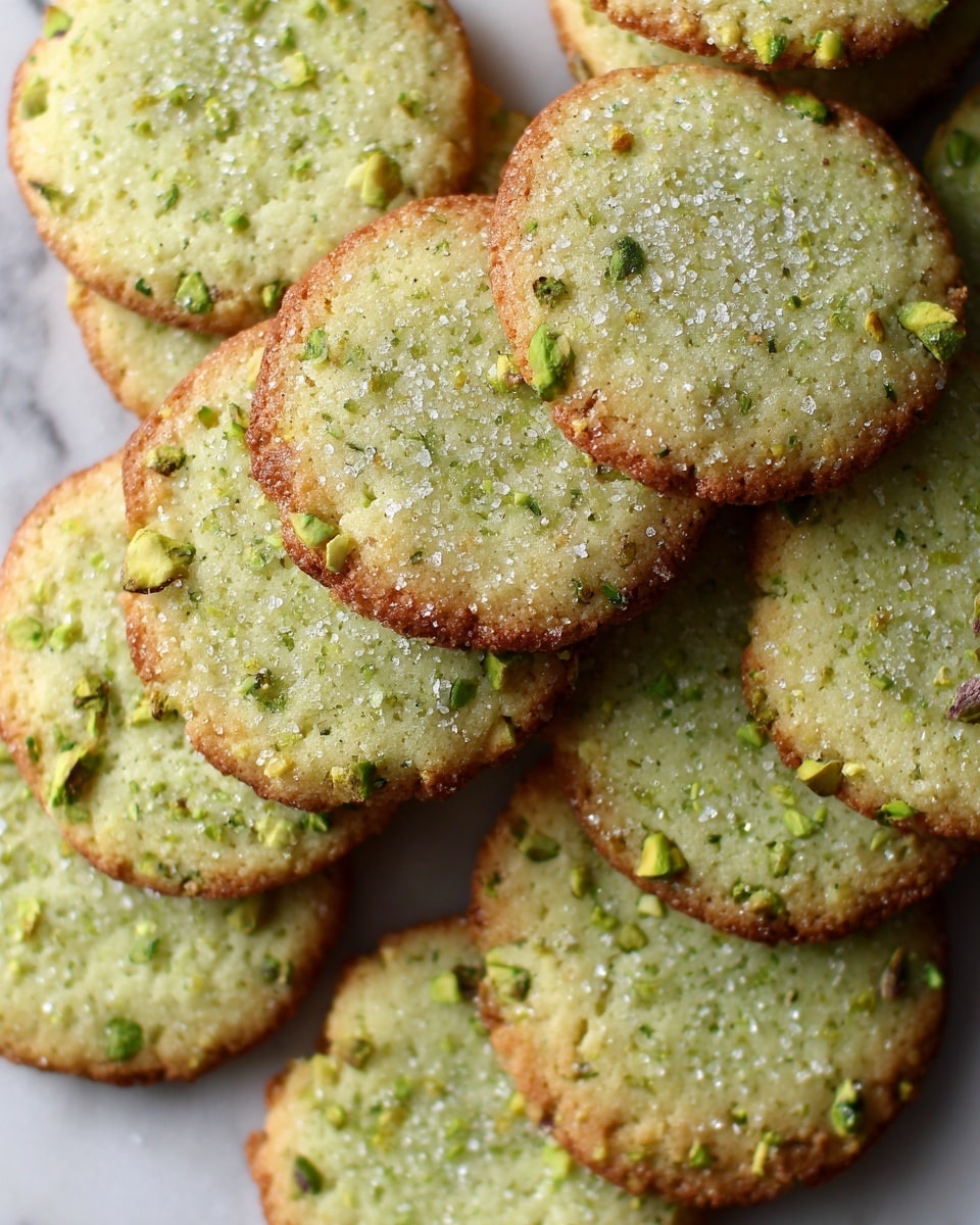 Homemade Pistachio Wedding Cookies Recipe - Recipe Image