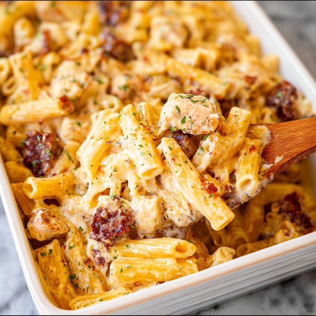 Cajun Chicken Alfredo Bake Recipe - Recipe Image