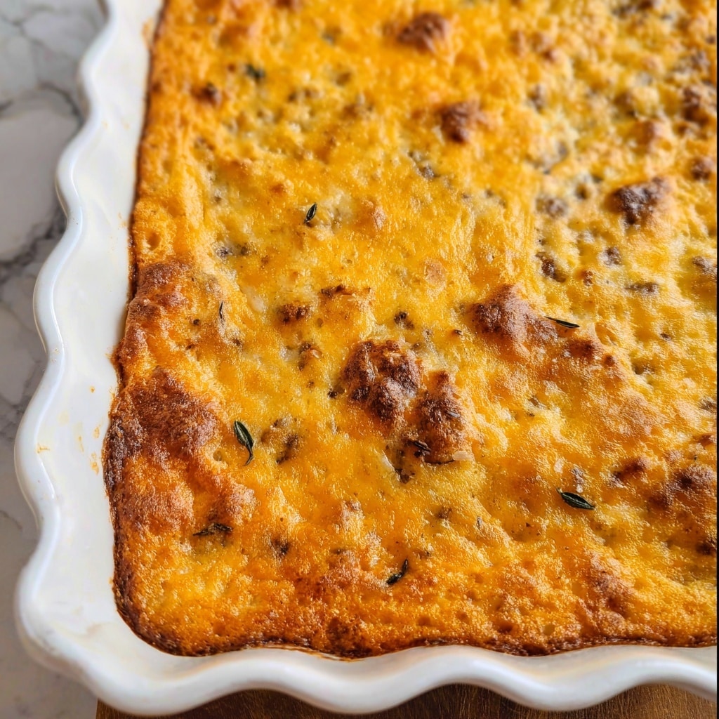 Bisquick Sausage Breakfast Casserole Recipe - Recipe Image