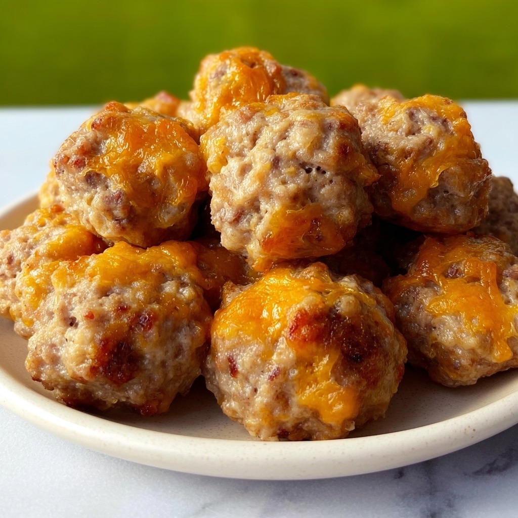 Cream Cheese Sausage Balls Recipe - Recipe Image