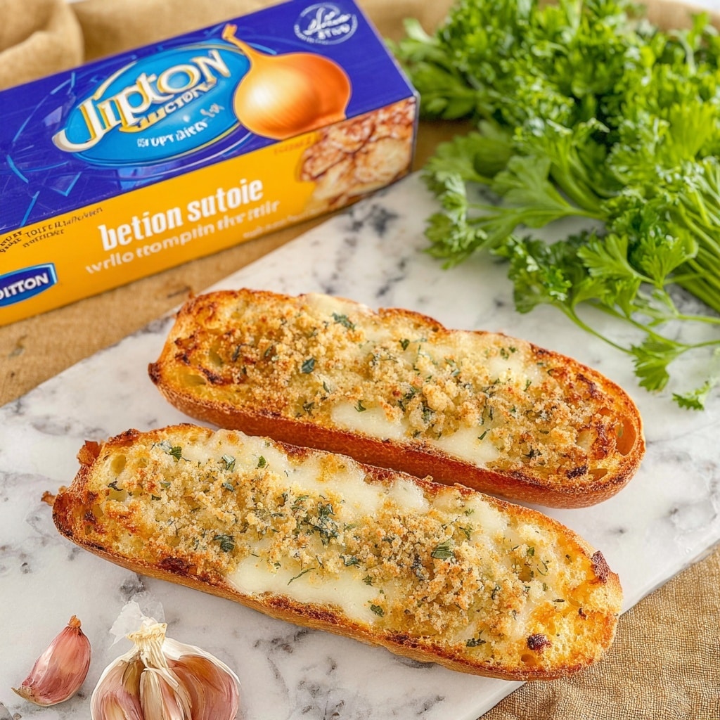 French Onion Cheese Bread Recipe - Recipe Image