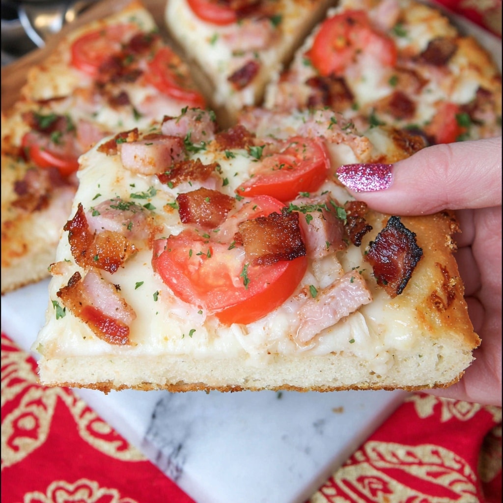 Kentucky Hot Brown Pizza Recipe - Recipe Image