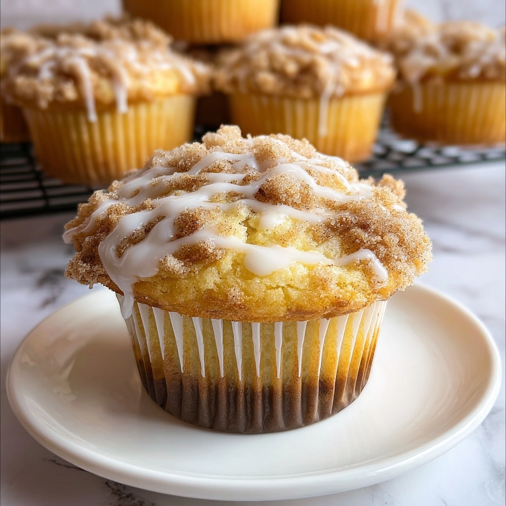 Bakery-Style Coffee Cake Muffins Recipe - Recipe Image