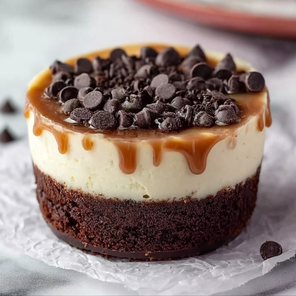 Brownie Bottom Mini Cheesecakes Recipe - Recipe Image