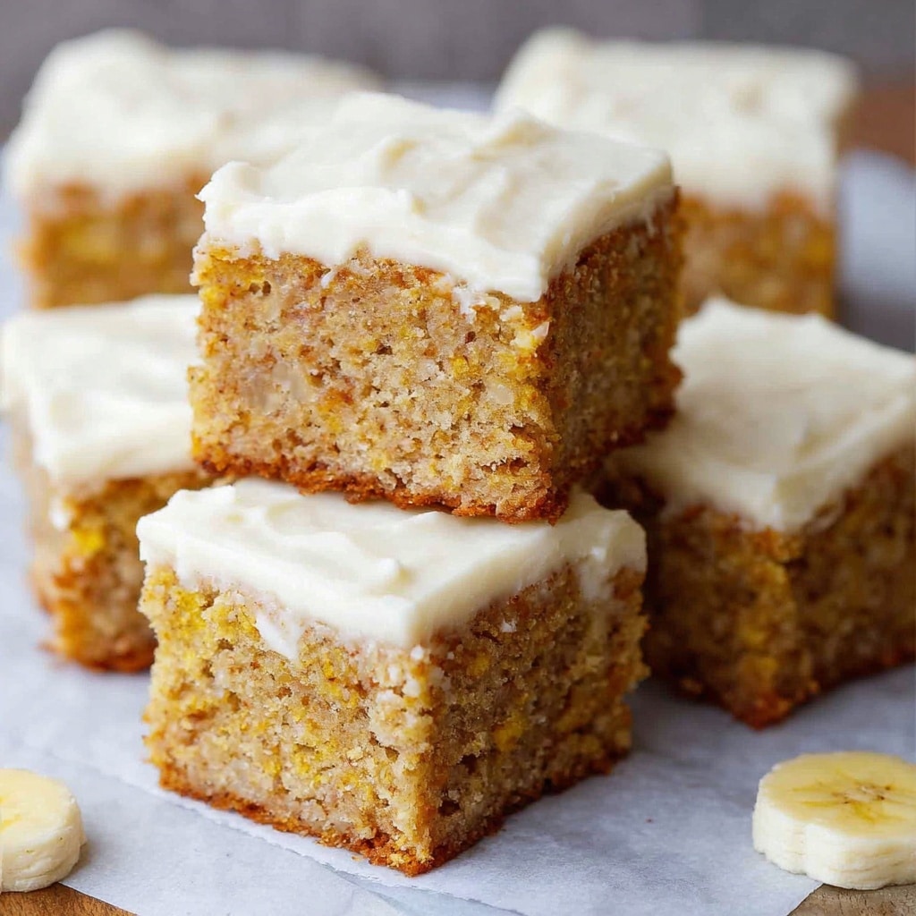 Banana Bread Brownies with Brown Butter Frosting Recipe - Recipe Image