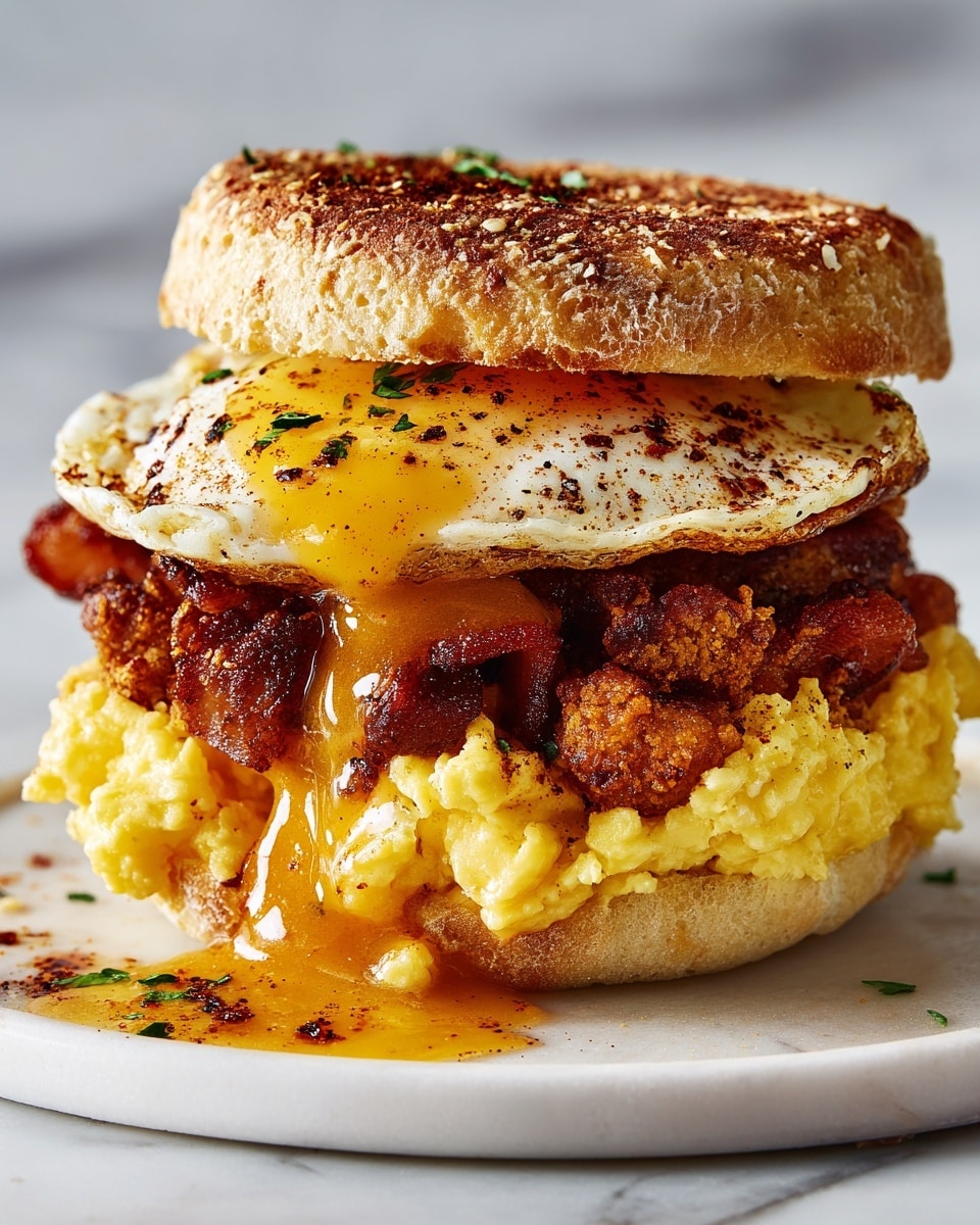 Viral Egg Sandwich Muffin Recipe - Recipe Image