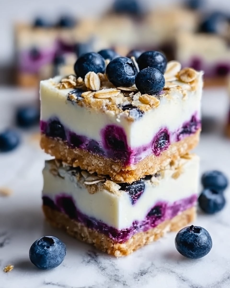 Blueberry Muffin Fudge with Baked Oatmeal Topping Recipe - Recipe Image