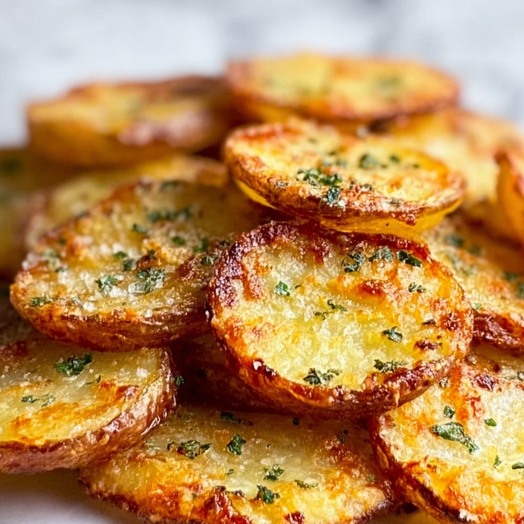 Mini Baked Parmesan Potato Rounds Recipe - Recipe Image