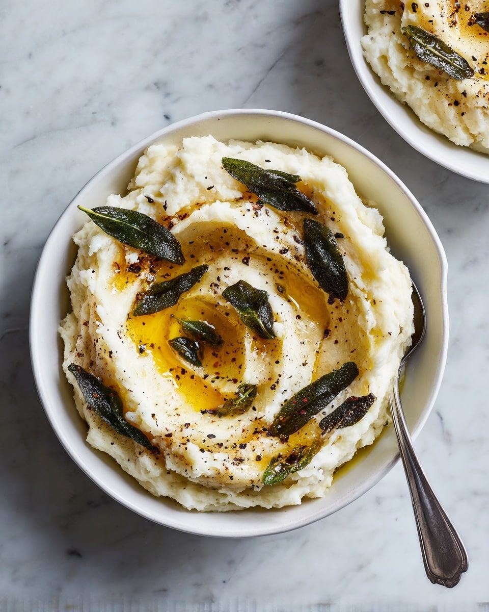 Manchego Brown Butter Whipped Potatoes – A Creamy, Nutty Twist on a Classic Recipe - Recipe Image