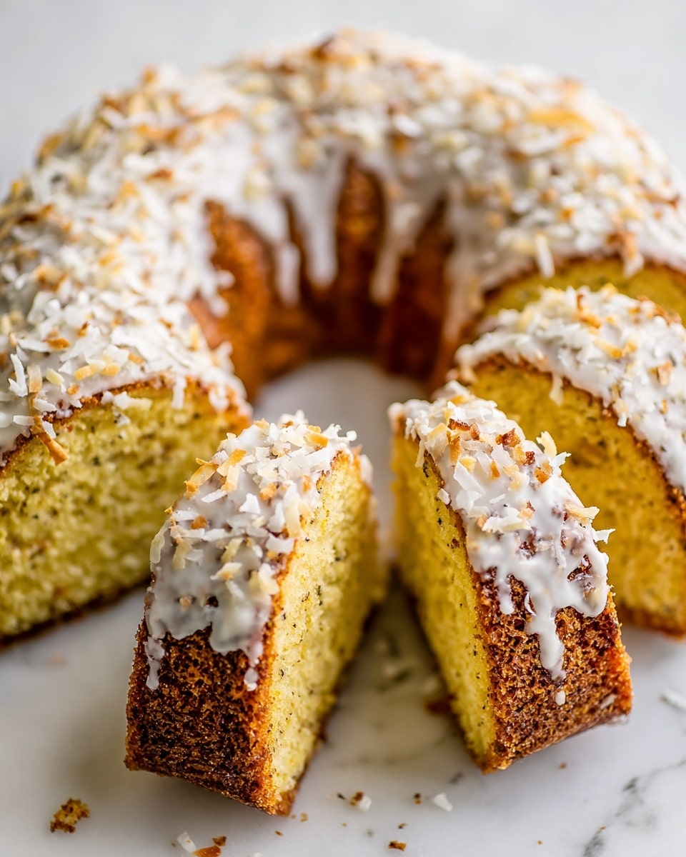 Pina Colada Pound Cake Recipe - Recipe Image