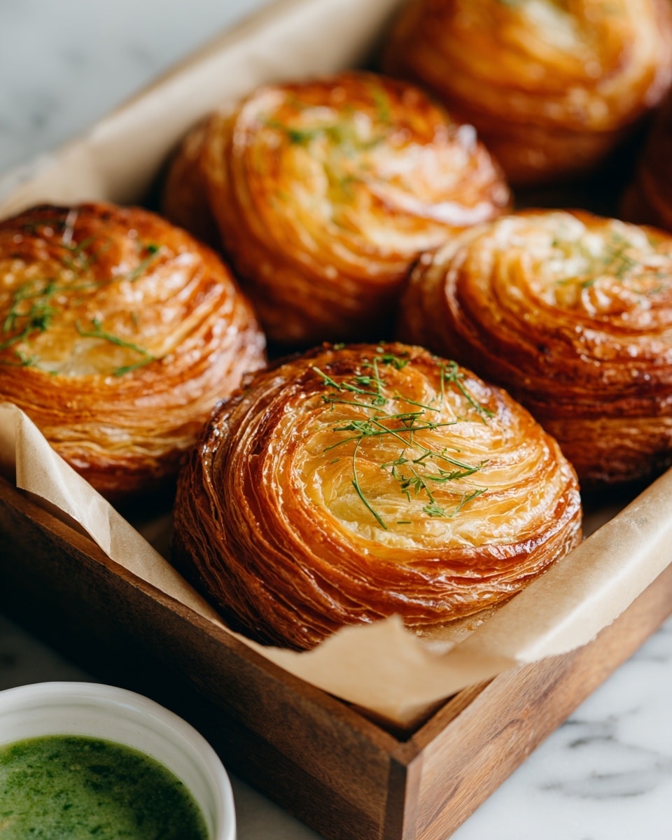 Cheesy Garlic Cruffins Recipe - Recipe Image