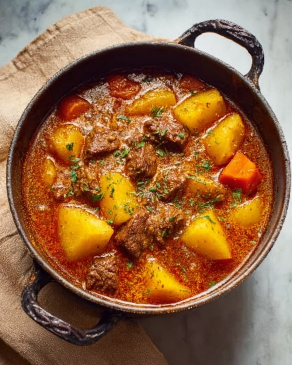 Classic Beef Stew Recipe with Red Wine and Vegetables Recipe - Recipe Image