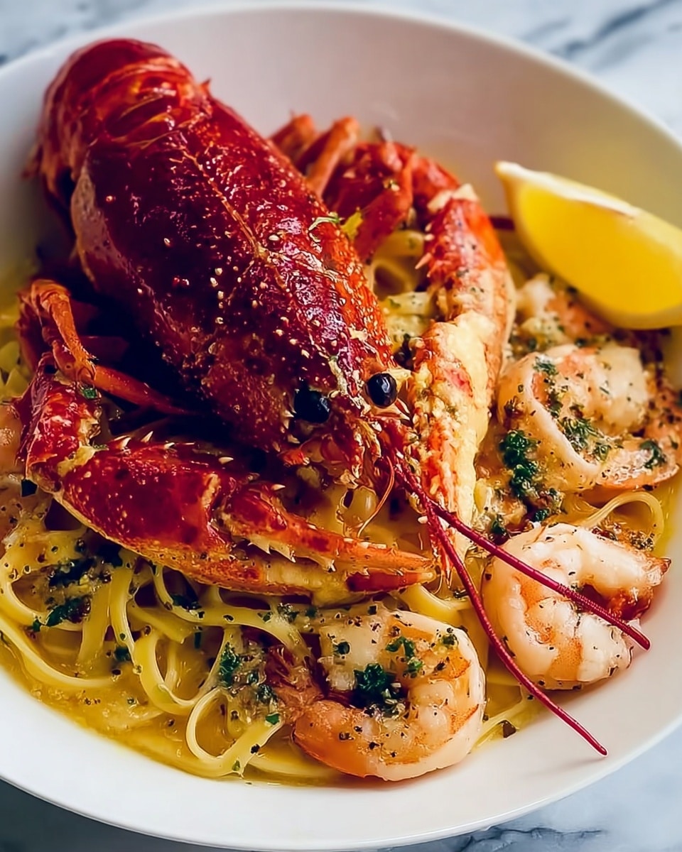 Lemon Pepper Lobster Shrimp Pasta: An Incredible Ultimate Recipe - Recipe Image